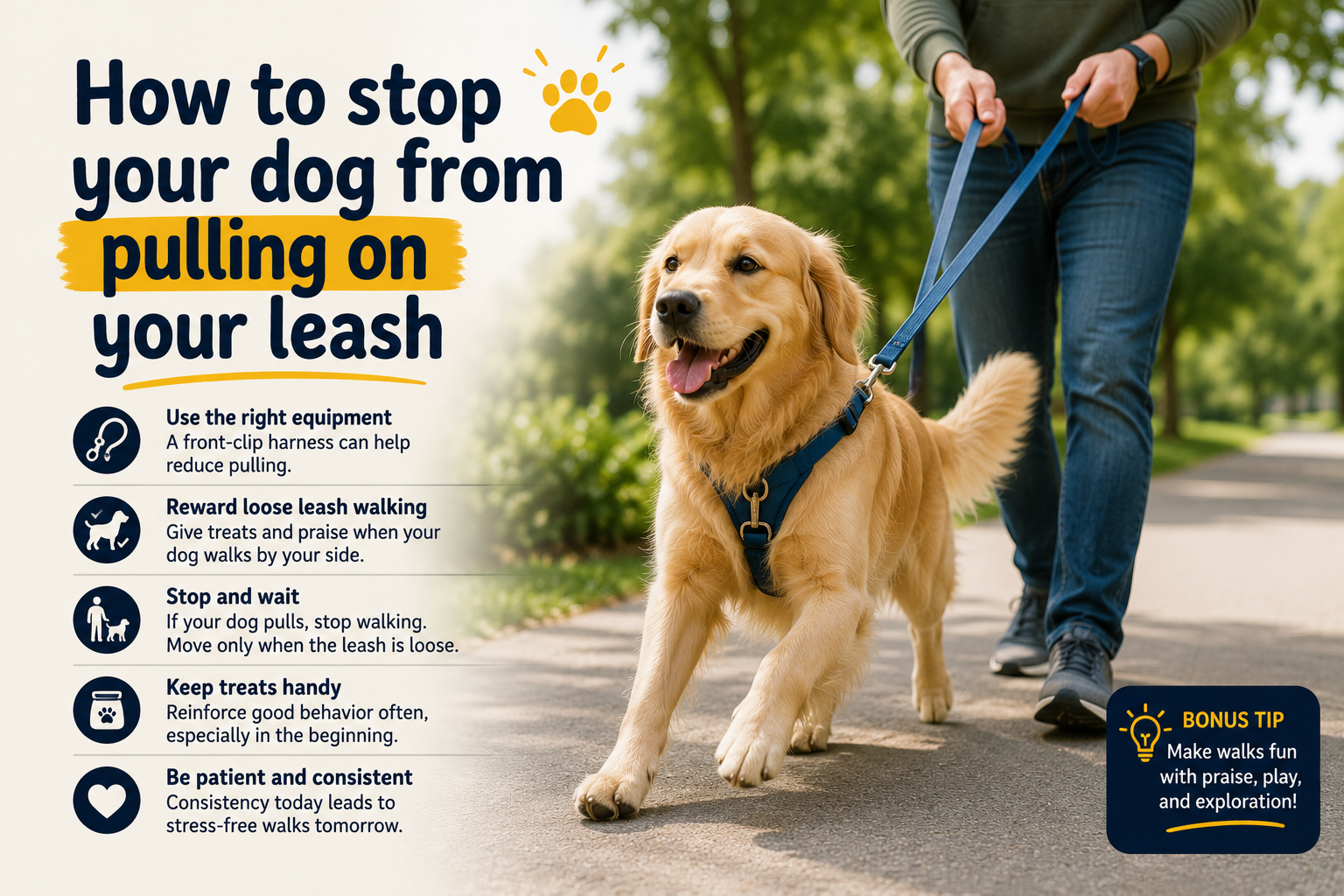 How To Stop Your Dog From Pulling On The Leash