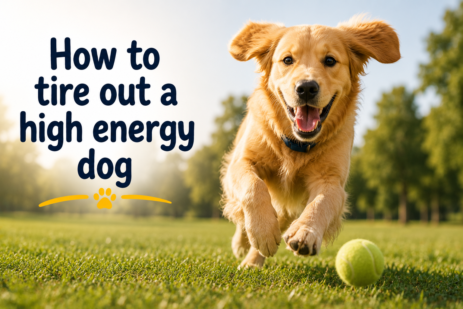 How To Tire Out A High Energy Dog